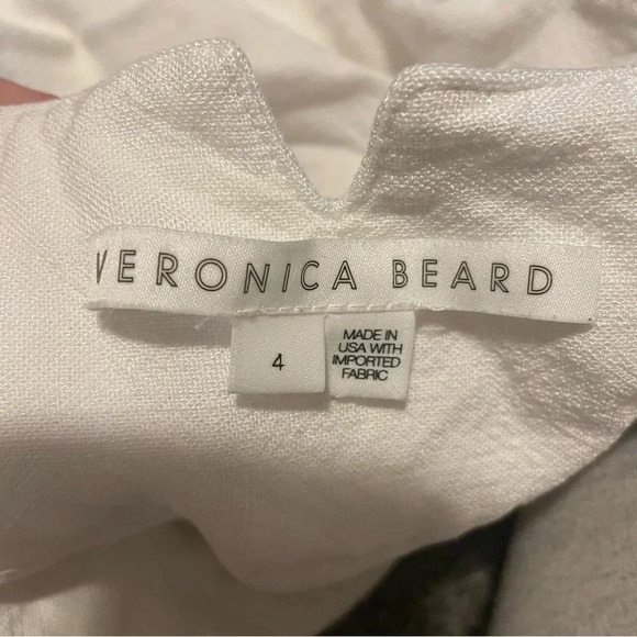 Veronica Beard Alicia High Rise white shorts - Picture 10 of 11